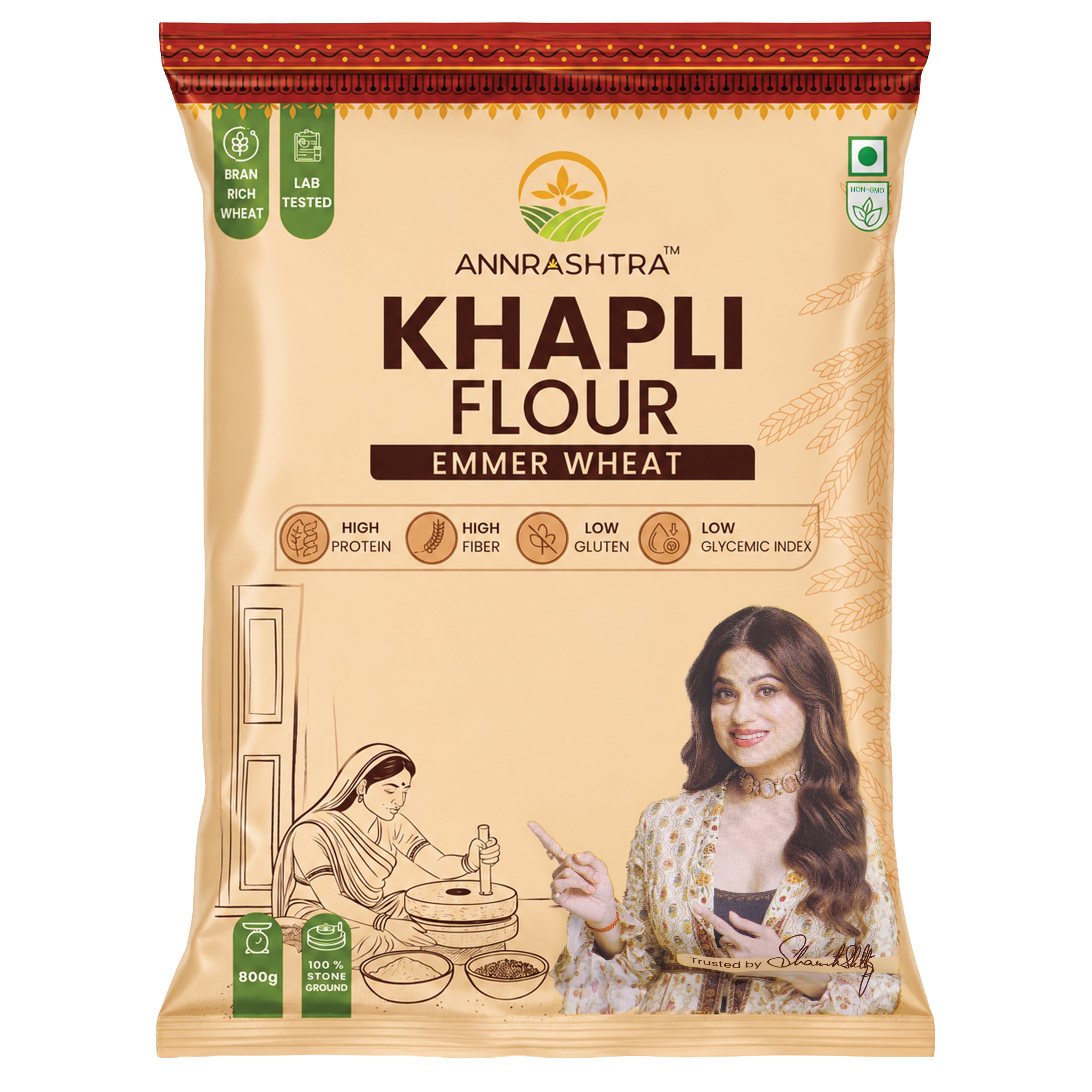 Khapli Wheat Flour 800g